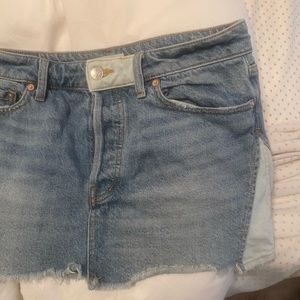 We The Free Denim Skirt